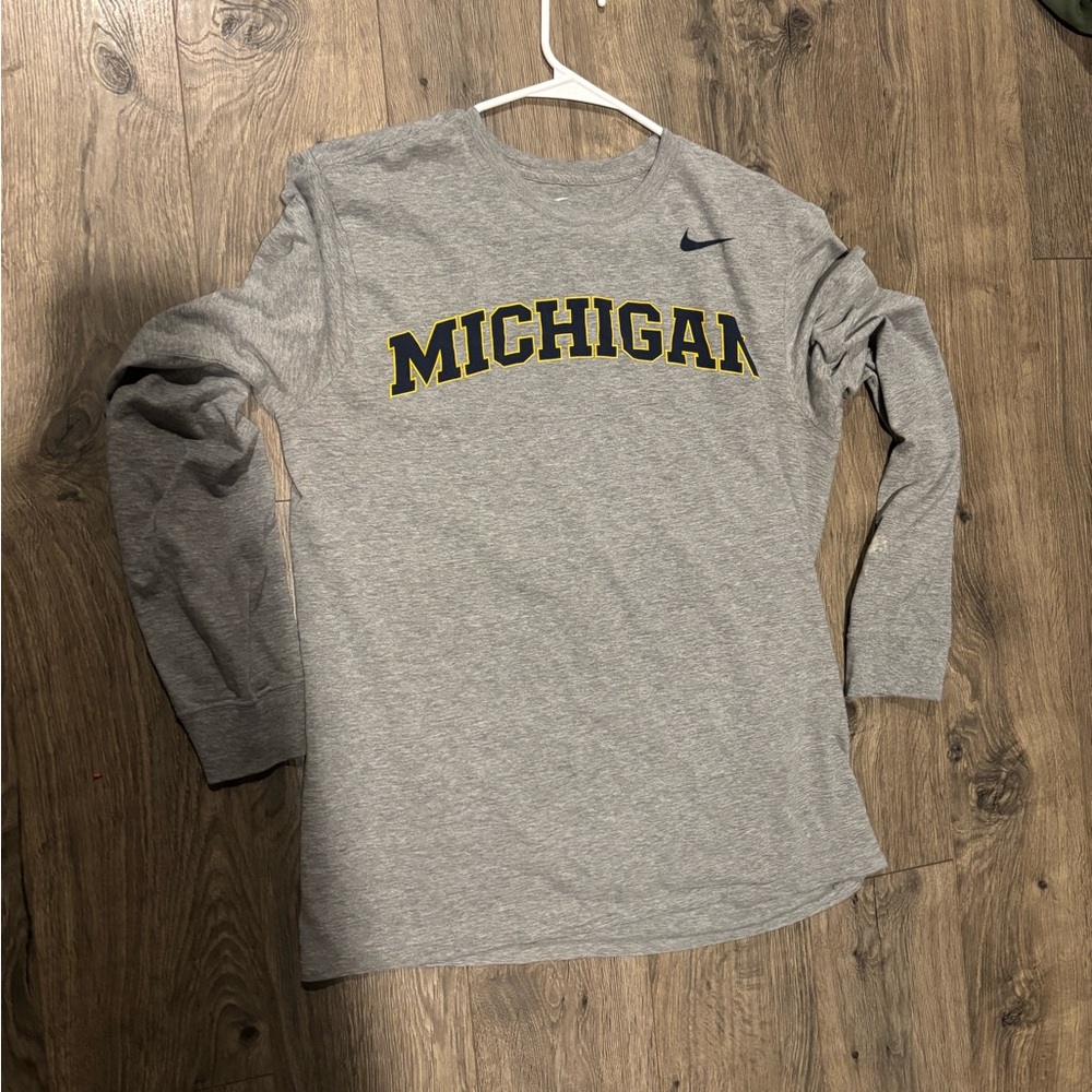 Nike Gray Michigan Athletic Tee